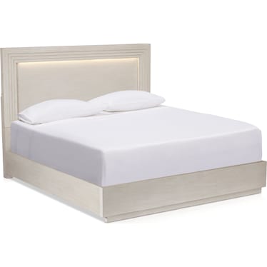 Arielle Panel Bed with LED Lights