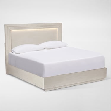 Arielle Panel Bed with LED Lights