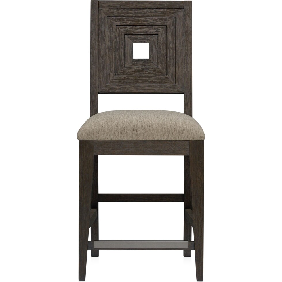 arielle dining dark brown  pc dining room   