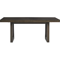 arielle dining dark brown  pc dining room   