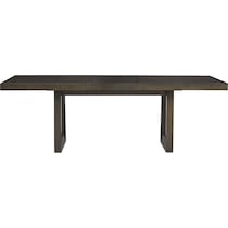 arielle dining dark brown  pc dining room   