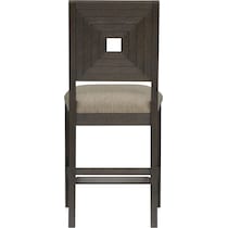 arielle dining dark brown bar stool   