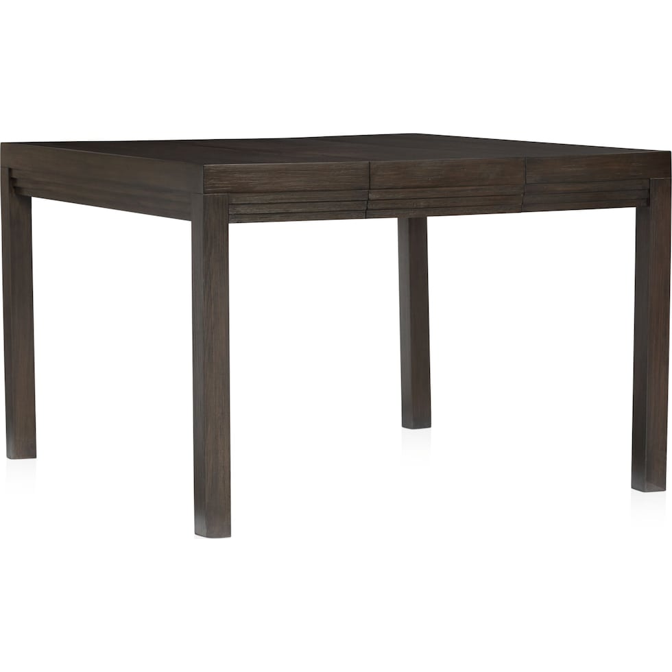 arielle dining dark brown counter height dining table   