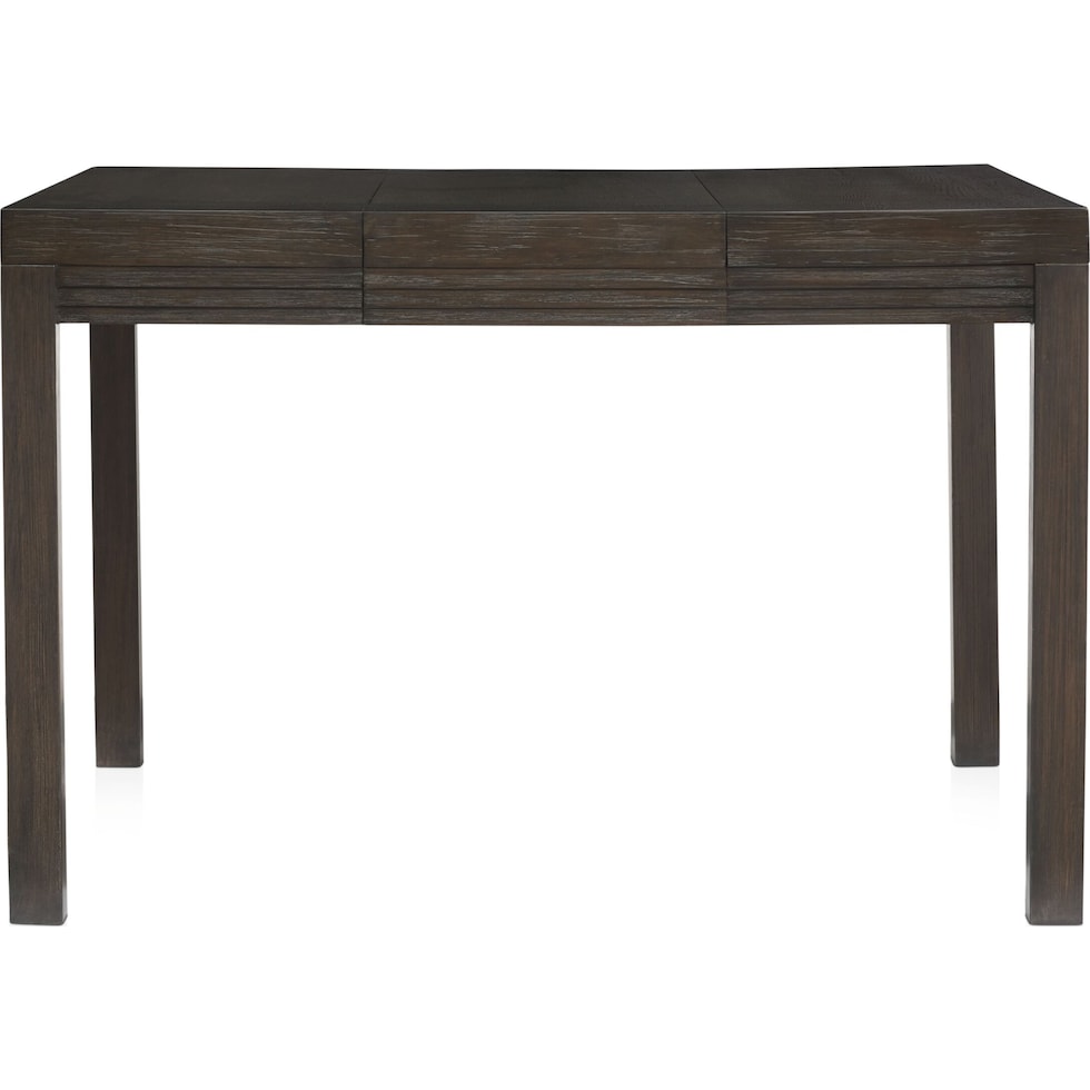 arielle dining dark brown counter height dining table   