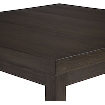 arielle dining dark brown counter height dining table   