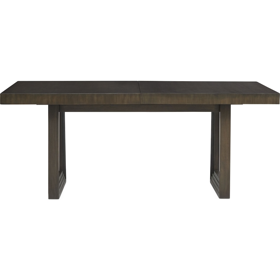 arielle dining dark brown dining table   