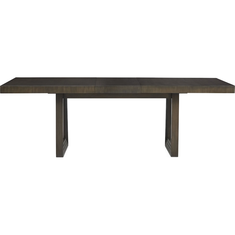 arielle dining dark brown dining table   