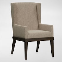 arielle dining dark brown host chair web   