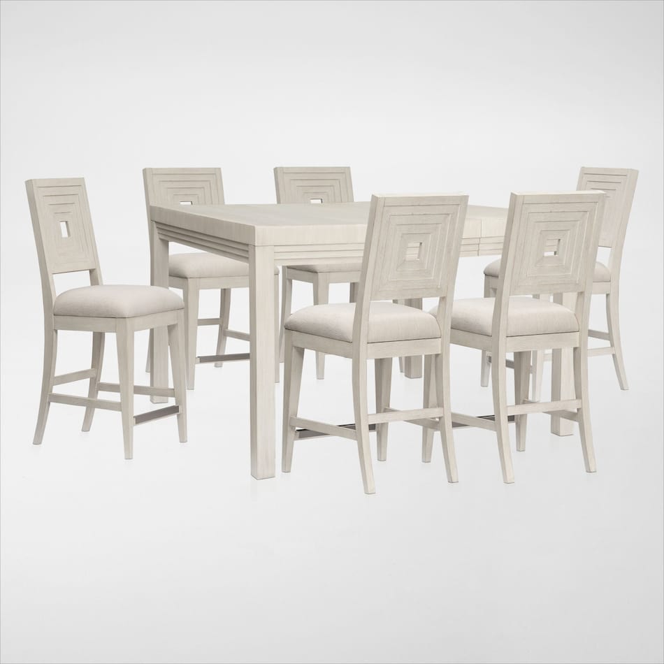 Arielle Counter Height Extendable Dining Table And 6 Counter Height arielle-counter-height-extendable-dining-table-and-6-counter-height