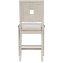 arielle dining white counter height stool   