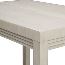arielle dining white dining table   