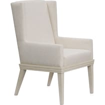arielle dining white host chair   