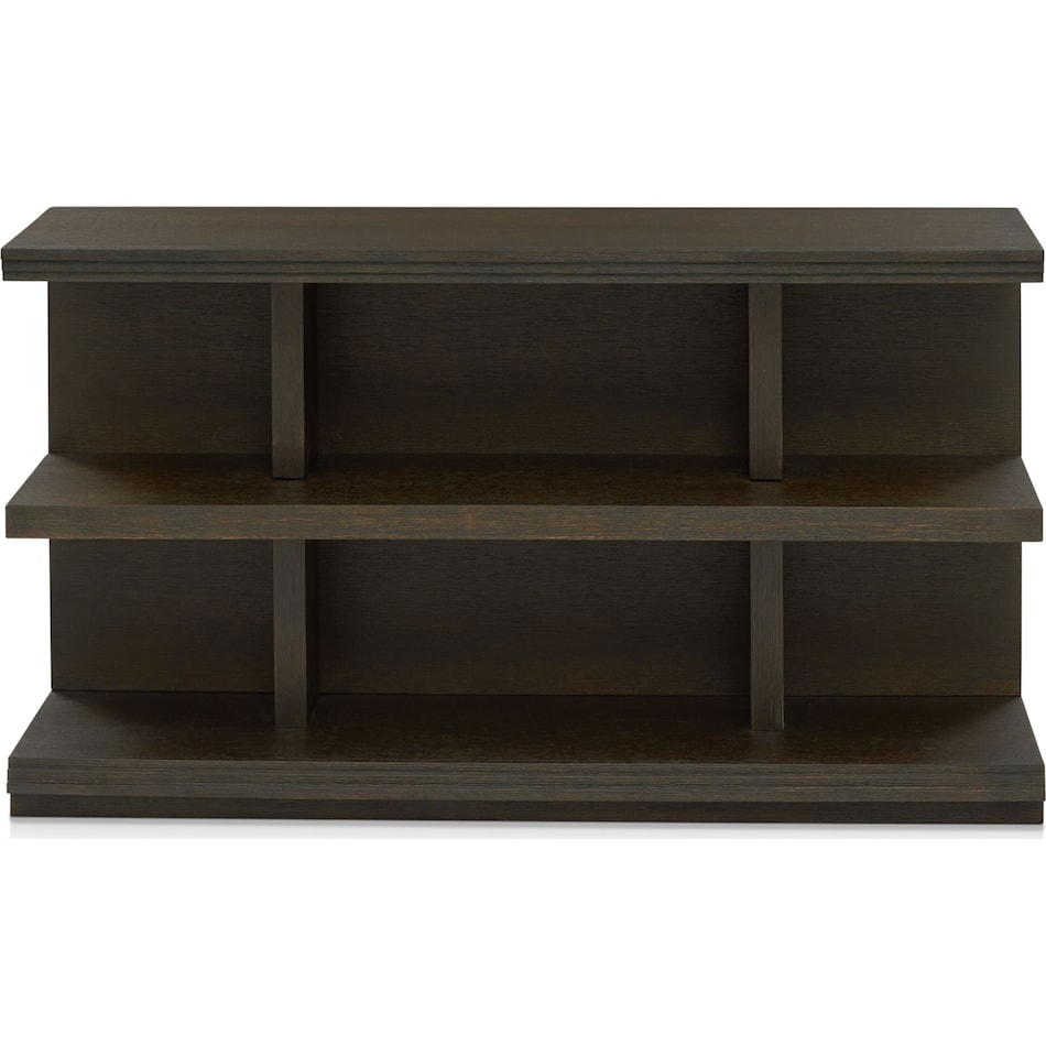 arielle occasional tables dark brown bookcase   