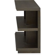 arielle occasional tables dark brown bookcase   