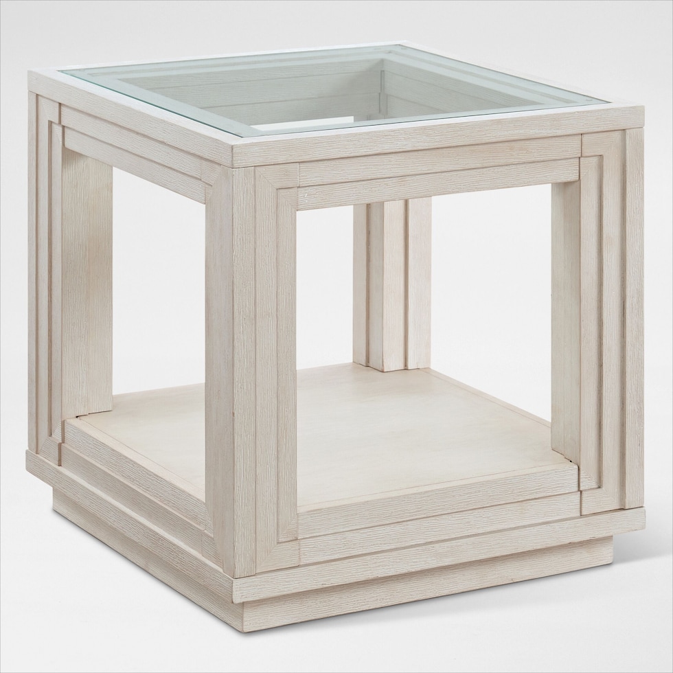 arielle occasional tables neutral end table   