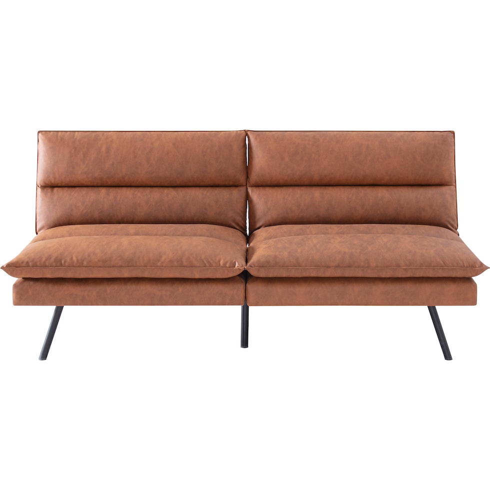 arietta light brown futon   