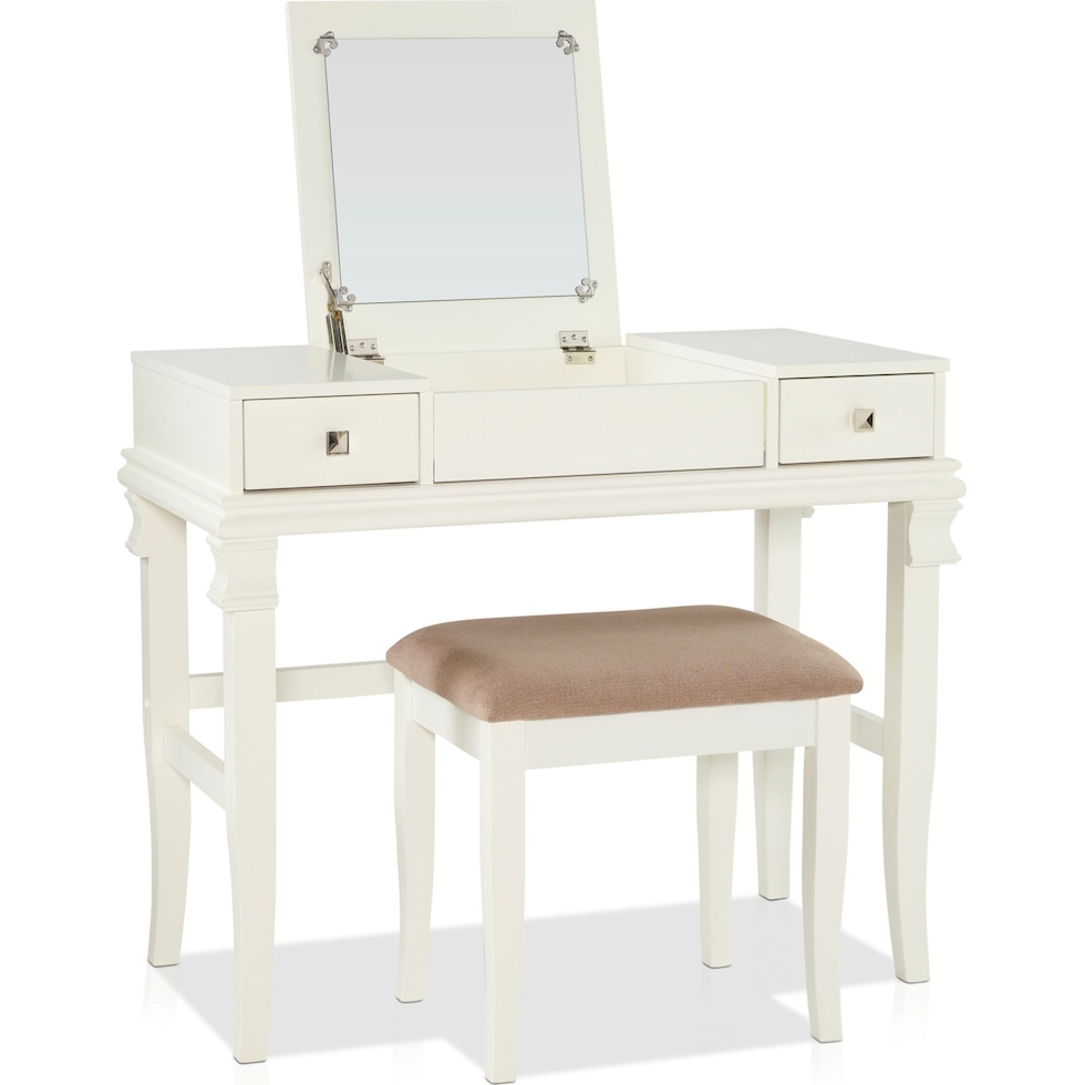 ariya white vanity   