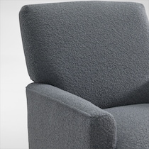 arla gray accent chair   