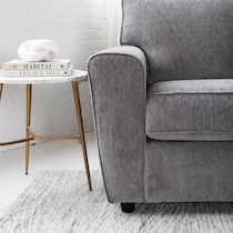 arlis gray loveseat   