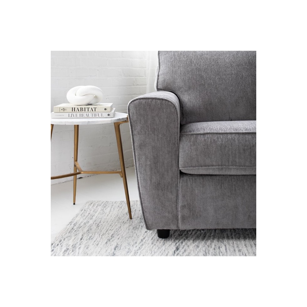 arlis gray loveseat   