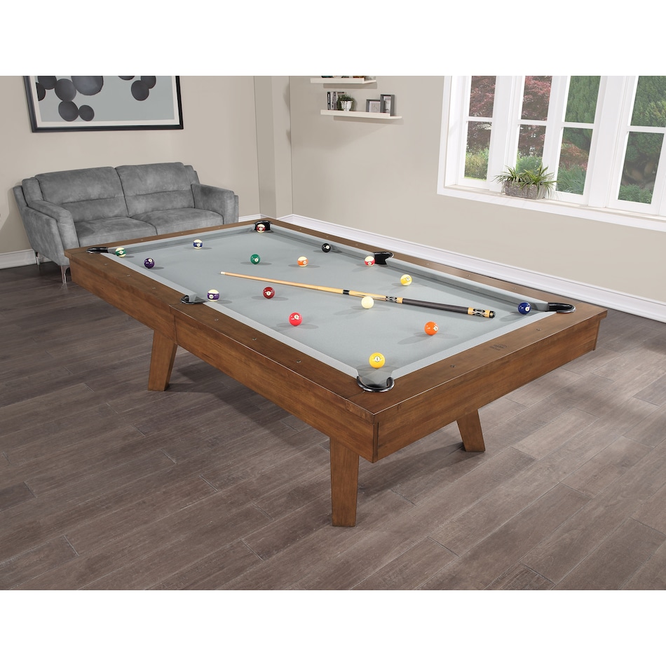 arlo pool table dark brown gaming table   