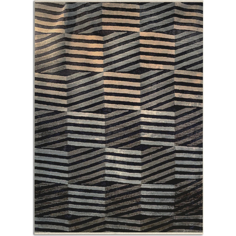 arlo dark brown area rug  x    