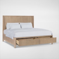 arlo light brown  pc king bedroom   