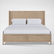 arlo light brown  pc king bedroom   