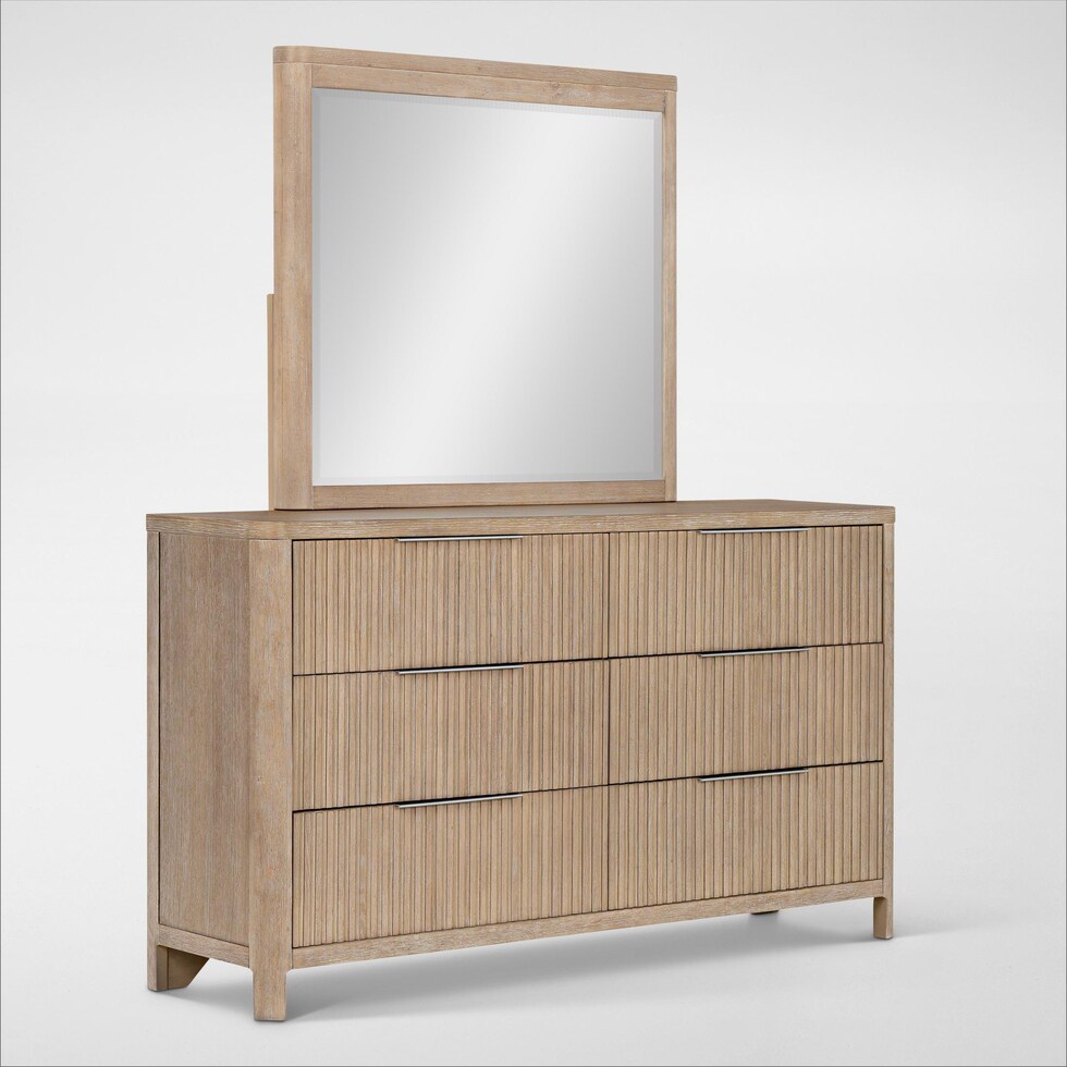 arlo light brown  pc king bedroom   