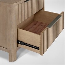 arlo light brown  pc king bedroom   