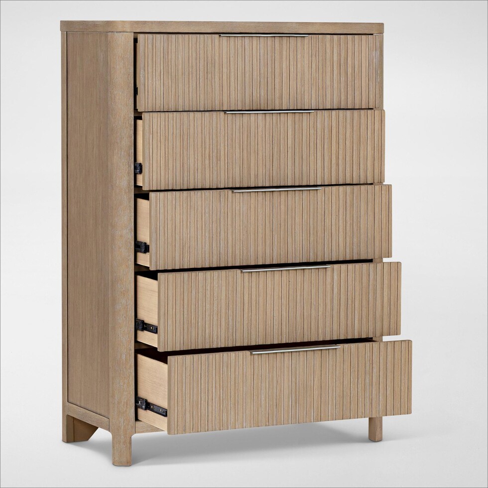arlo light brown chest   