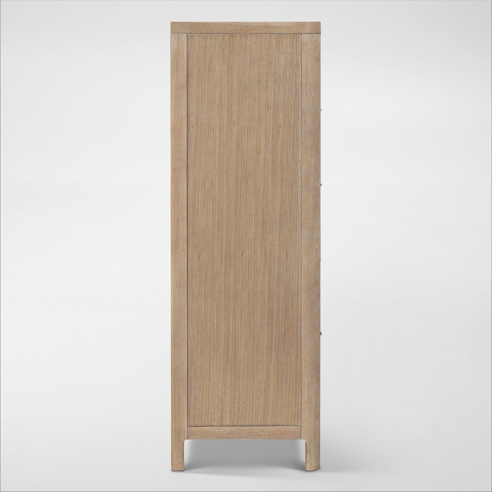 arlo light brown chest   