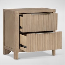 arlo light brown nightstand   
