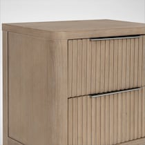 arlo light brown nightstand   