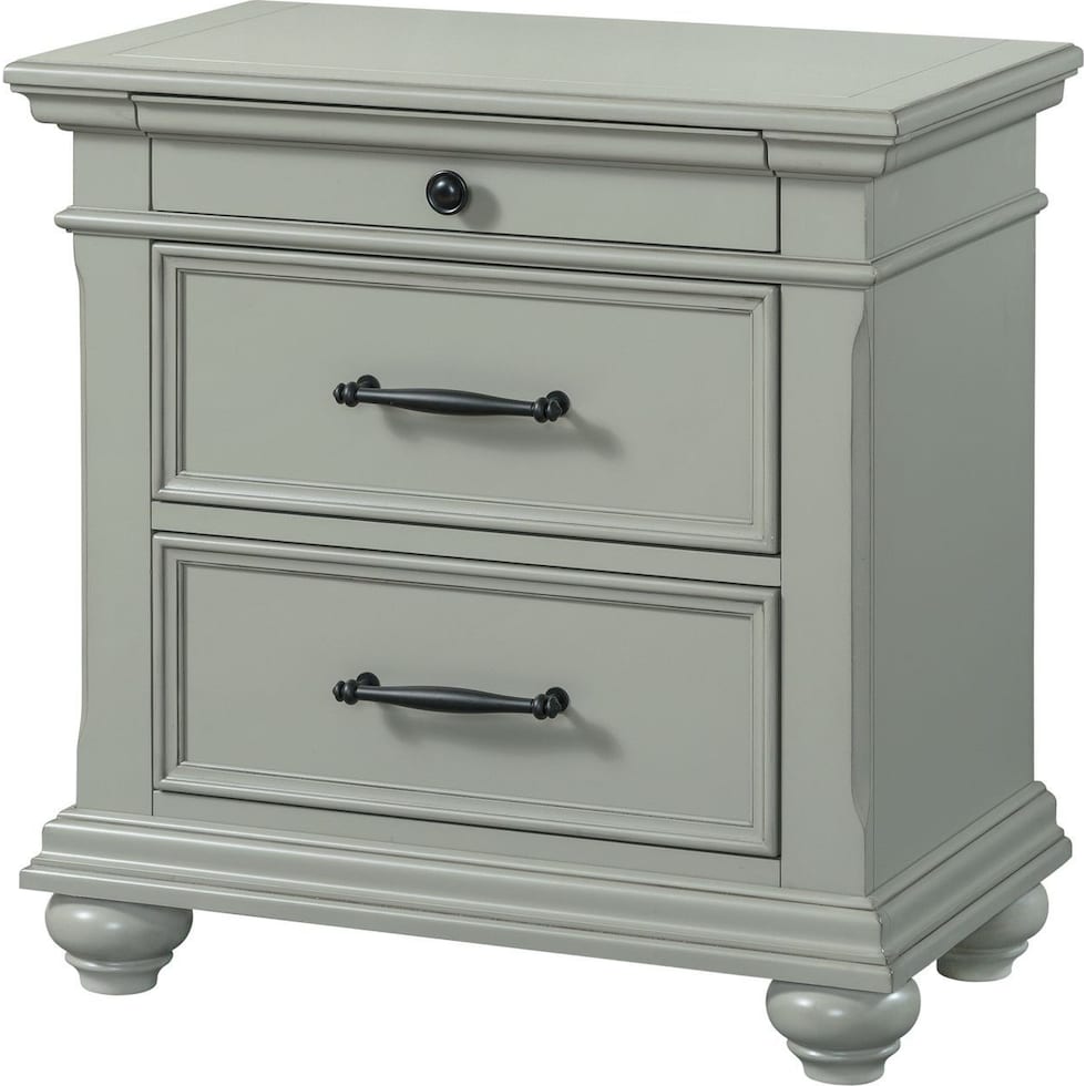 arnit gray nightstand   