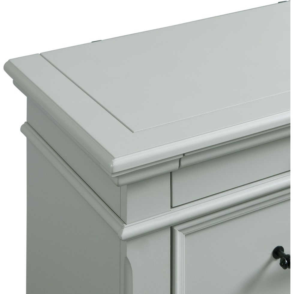 arnit gray nightstand   