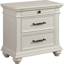 arnit white nightstand   
