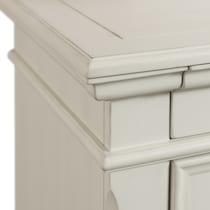 arnit white nightstand   