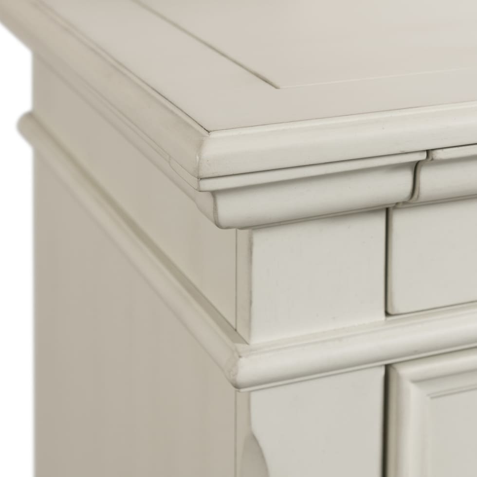 arnit white nightstand   