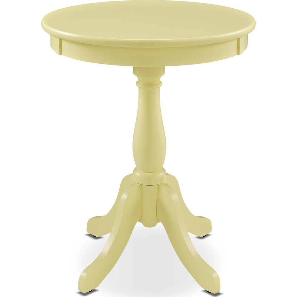 aron yellow side table   