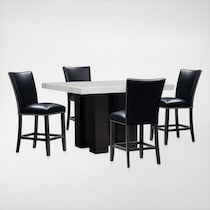 artemis counter height black  pc counter height dining room   