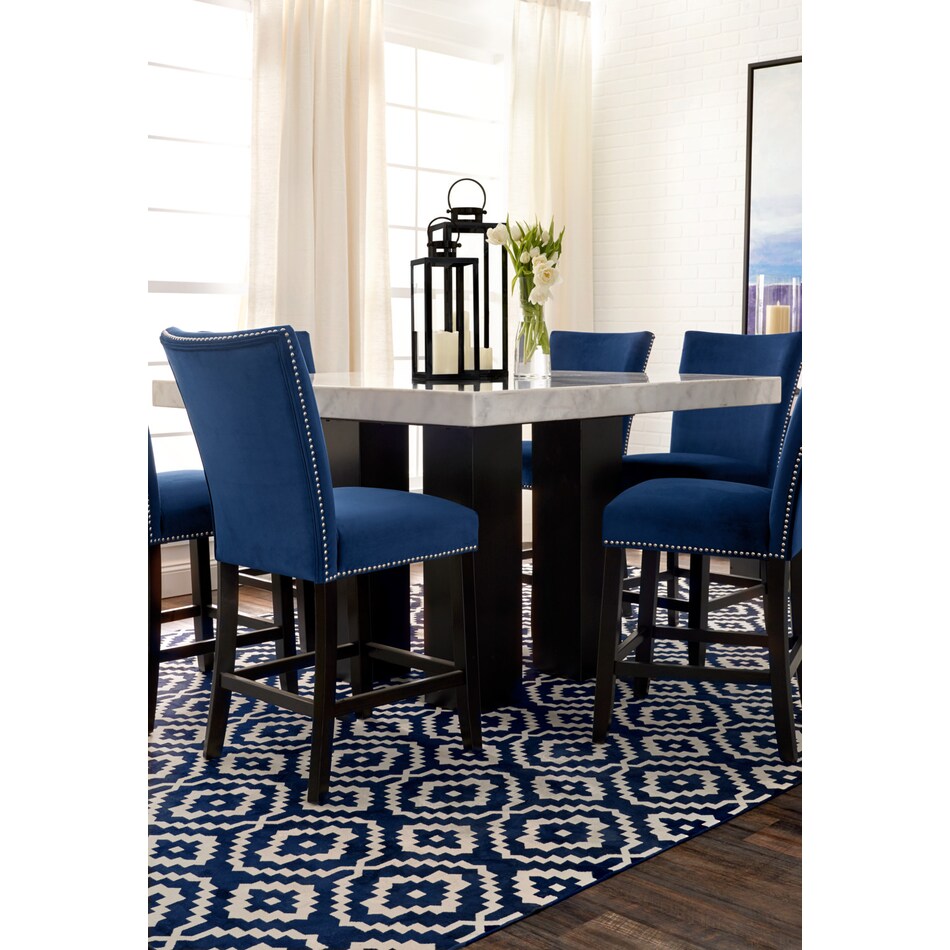 artemis counter height blue  pc counter height dining room   