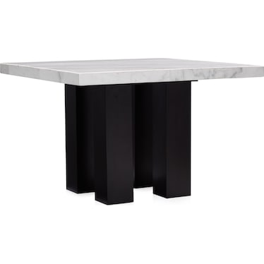 Artemis Marble Counter-Height Dining Table - White Marble