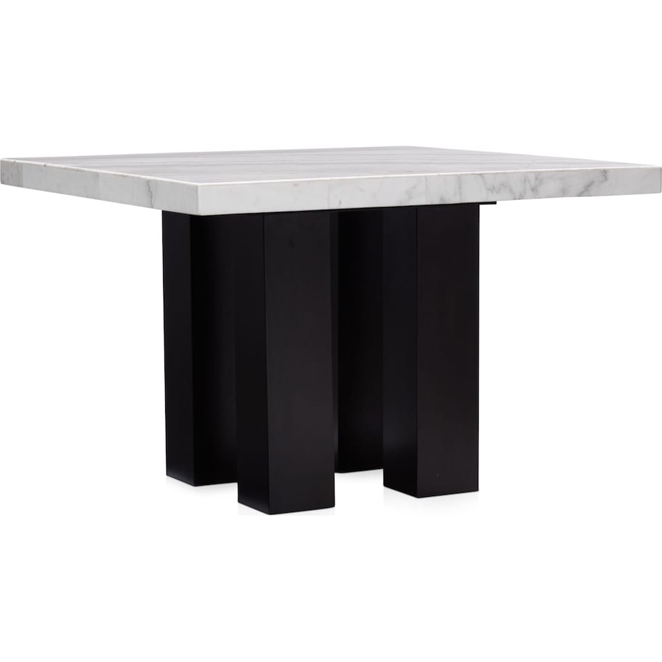 artemis counter height white marble counter height table   