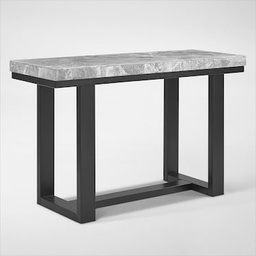 Artemis Marble Sofa Table - Gray