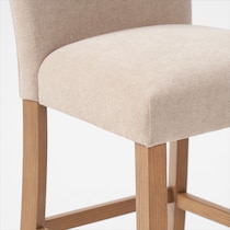 artemis beige natural legs counter height stool   