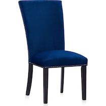 artemis gray marble blue black legs  pc dining room   