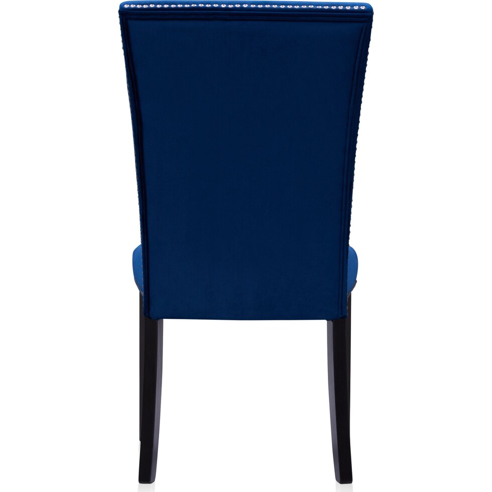 artemis gray marble blue black legs  pc dining room   