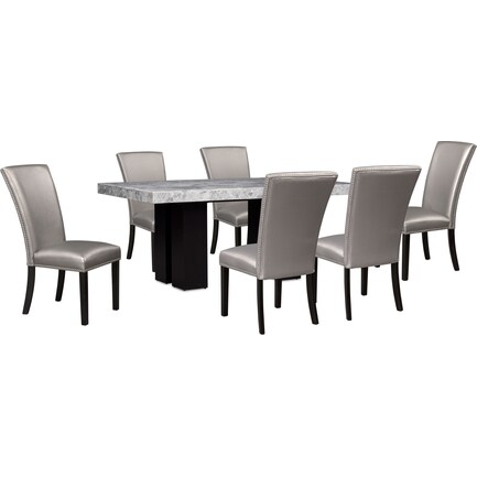 Artemis Marble Dining Table And 4, Value City Furniture Dining Room Table And Chairs Set Of 6