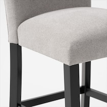 artemis gray black legs counter height stool   